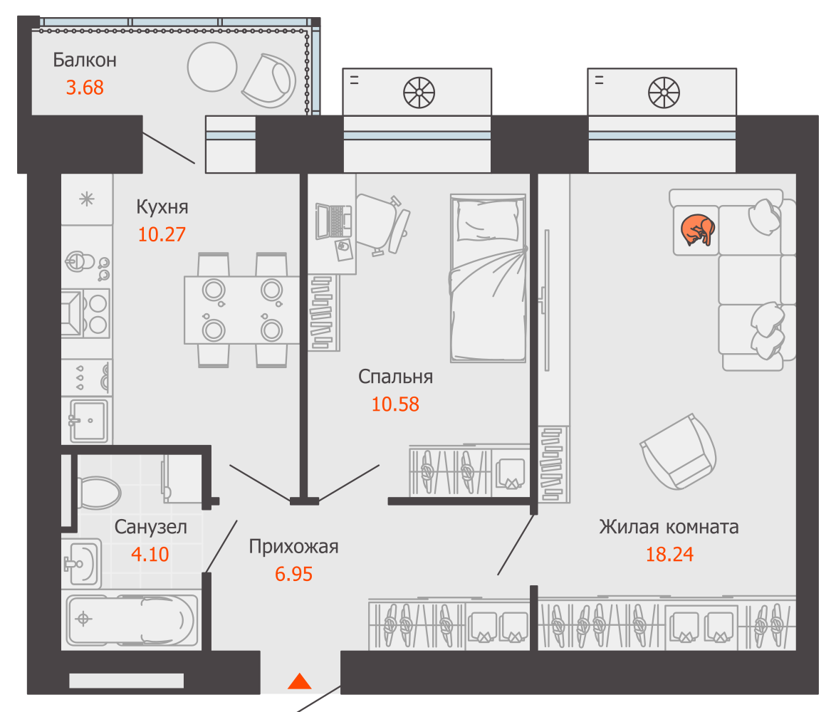 51.24 м², 2-комн
8 013 936 ₽
3 кв. 2028