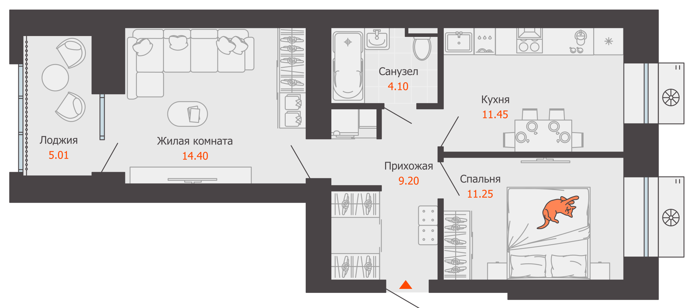 52.91 м², 2-комн.
9 497 345 ₽
3 кв. 2028