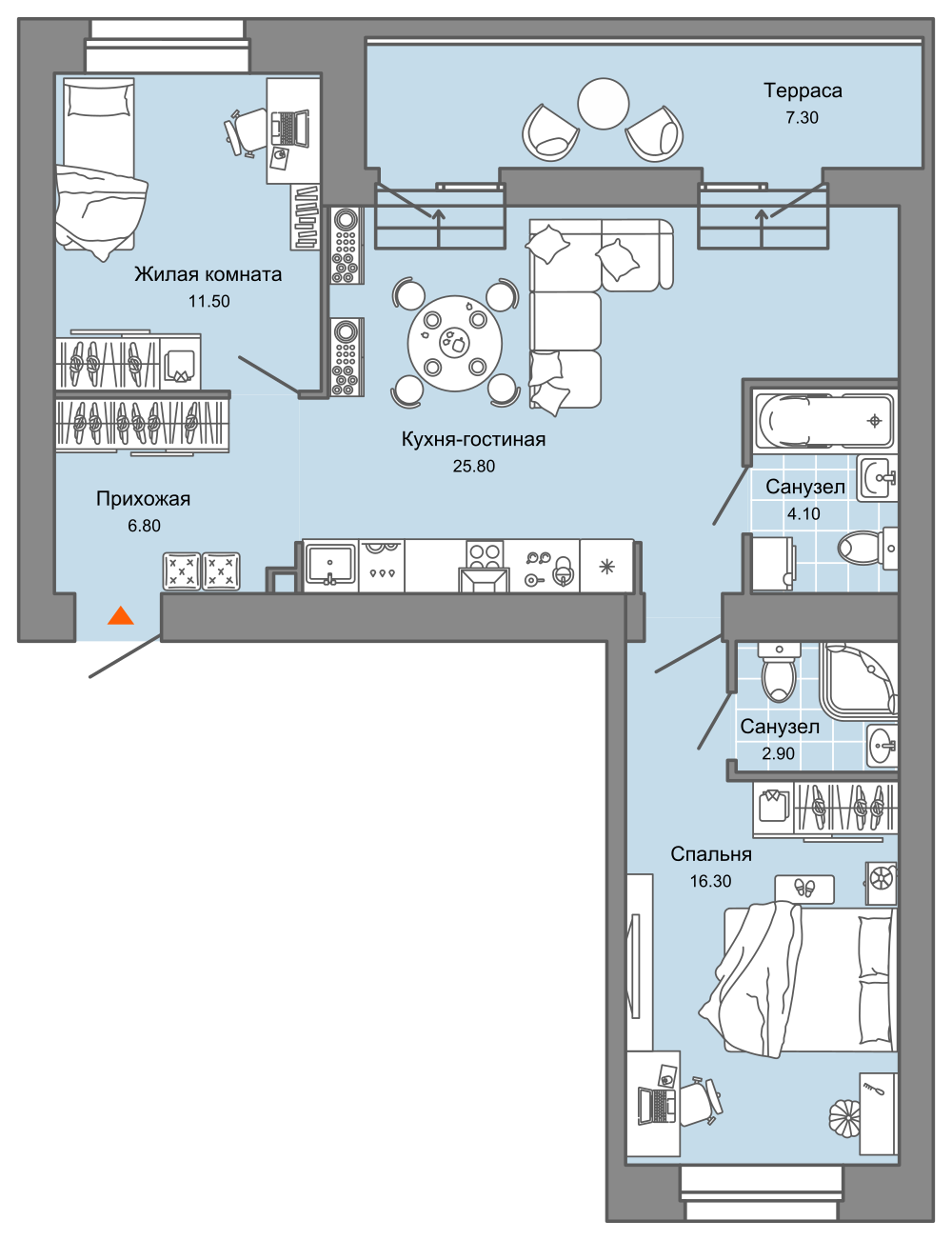 71.7 м², 3-комн. евро
10 307 305 ₽
2 кв. 2026
