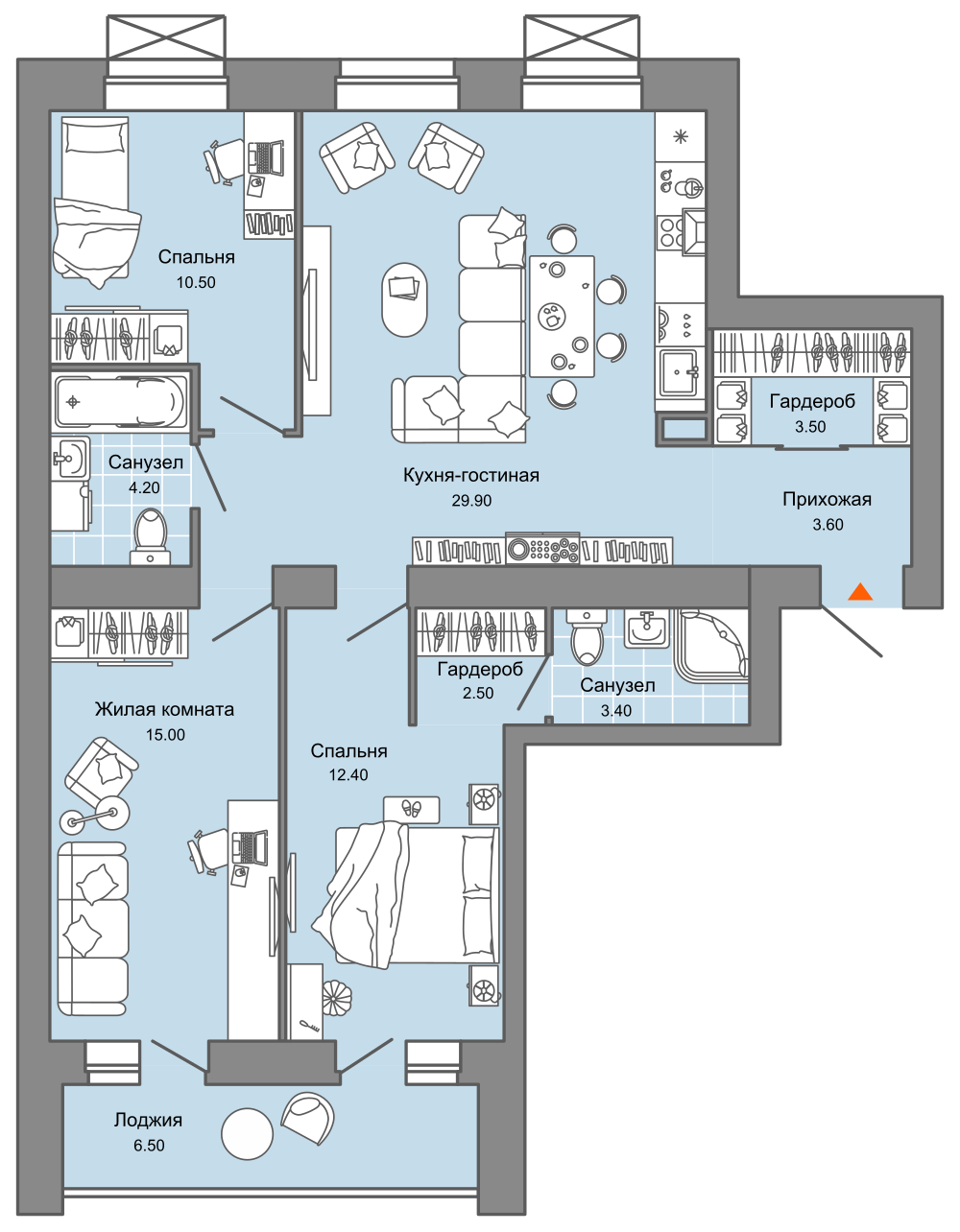88.3 м², 4-комн. евро
13 067 429 ₽
2 кв. 2026