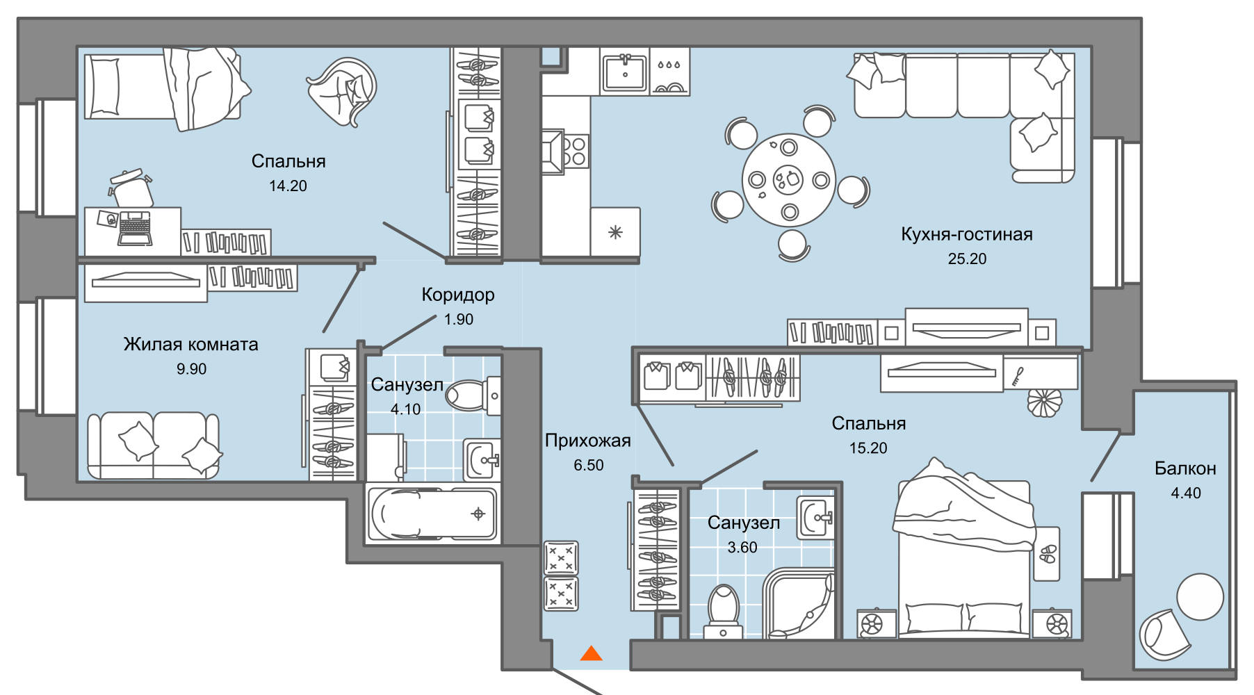 81.9 м², 4-комн. евро
14 733 810 ₽
2 кв. 2026