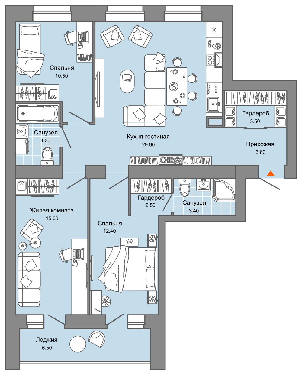 88.3 м², 4-комн. евро
15 682 080 ₽
2 кв. 2026